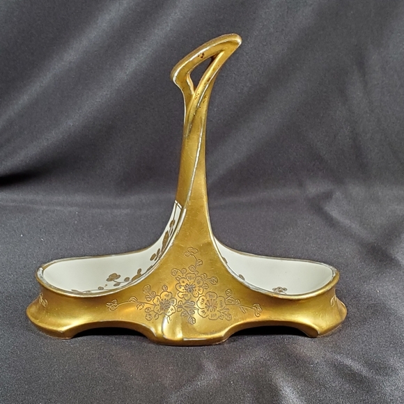 Jean Pouyat Limoges Salt And Pepper Server - Picture 2 of 7